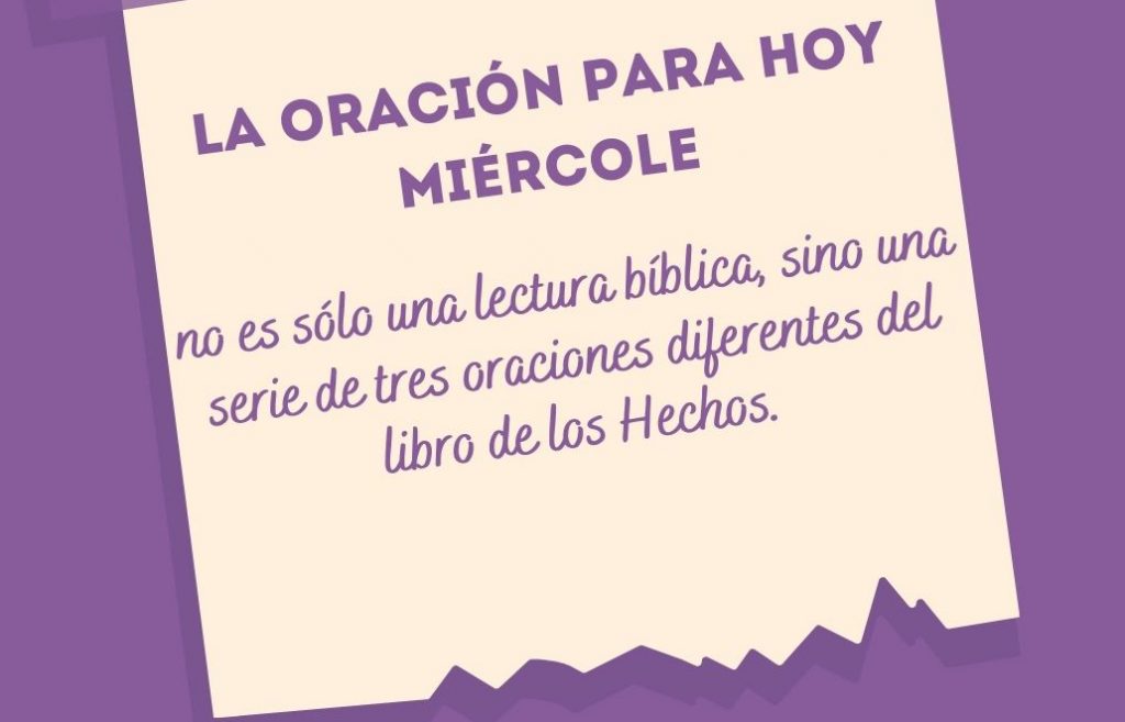 Oración para hoy